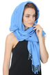 Cashmere & Silk ladies shawls platine marina 201 cm x 71 cm